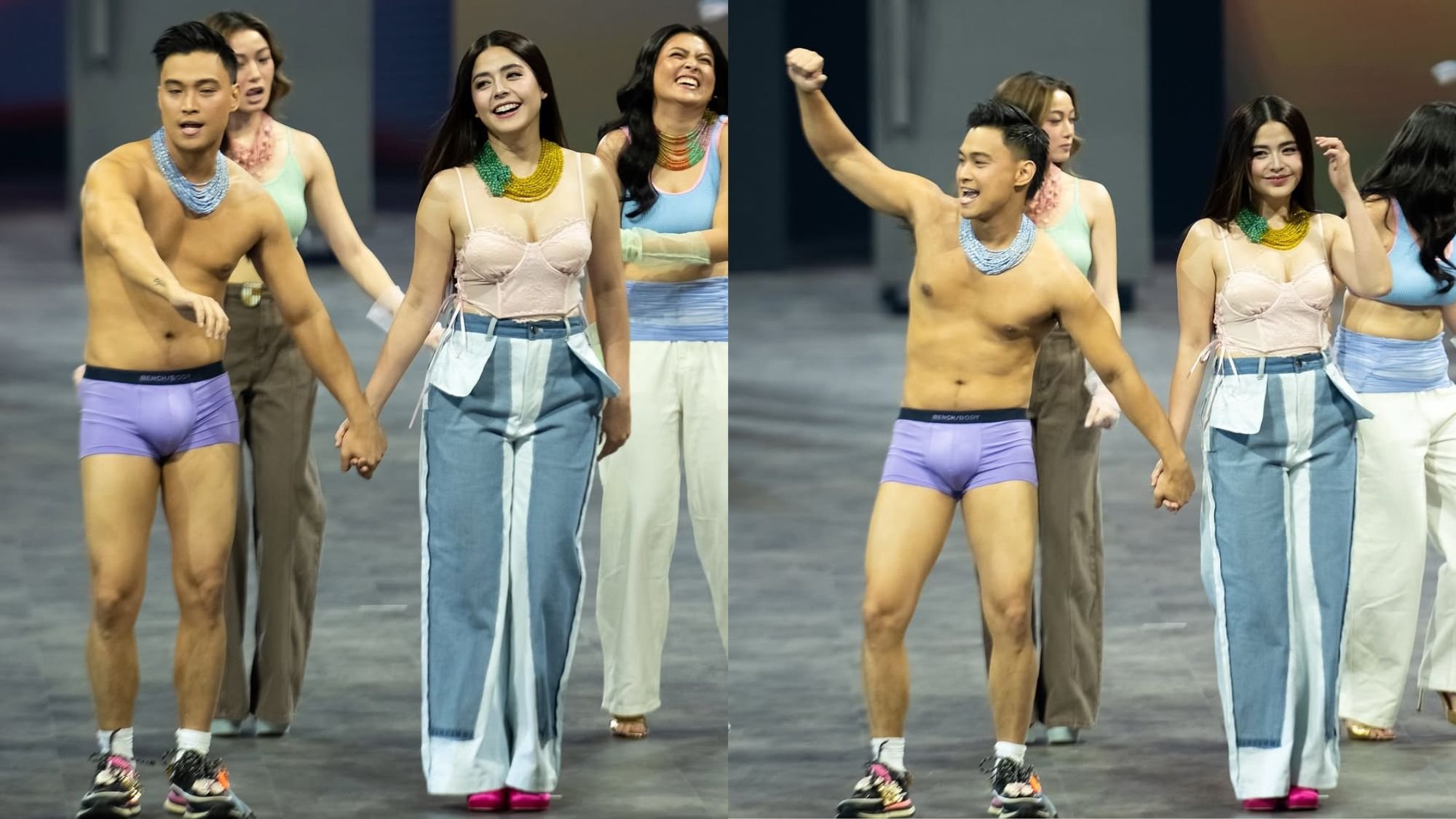 Shaira Diaz reacts to EA Guzman’s daring Bench fashion show moment