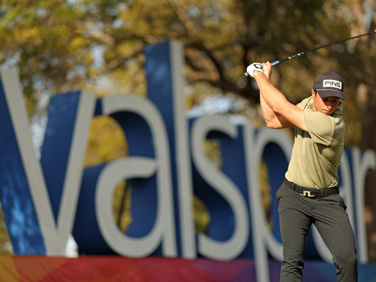 Hovland hits 69, grabs share of Valspar lead