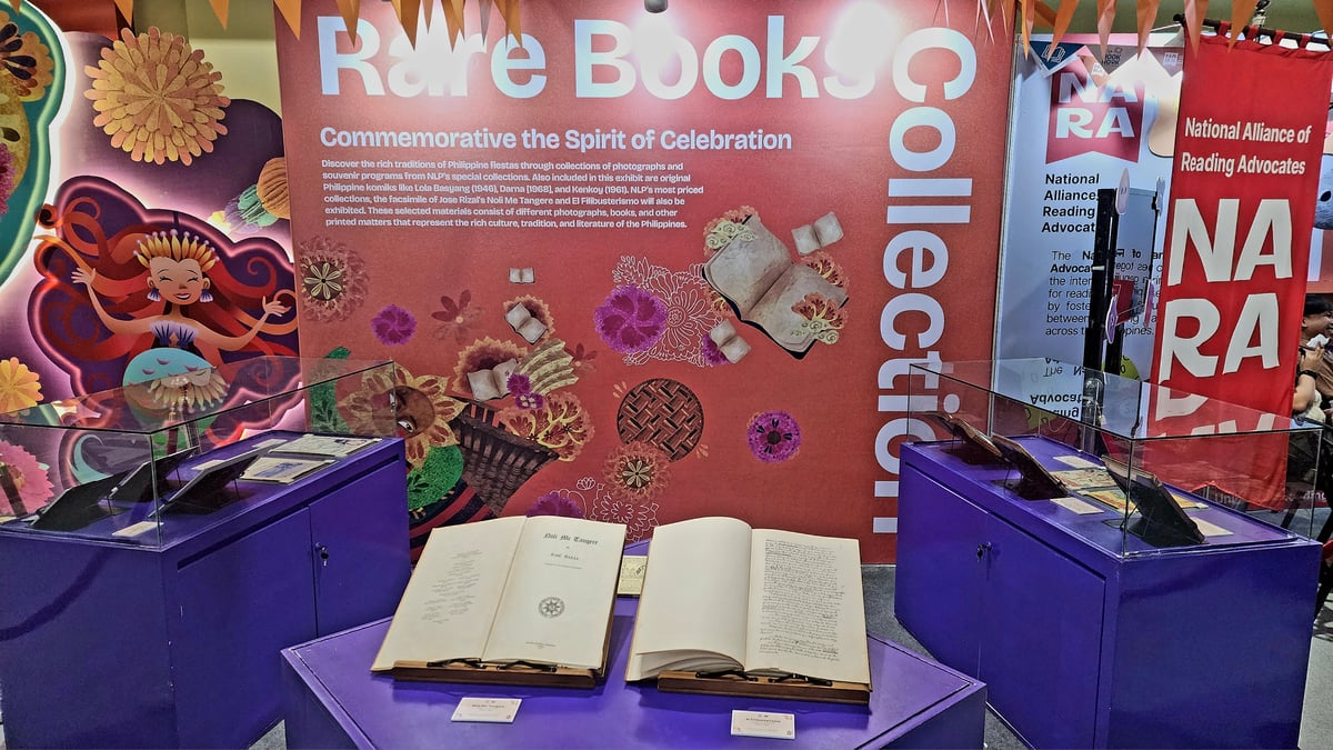 A mini exhibit by the National Library of the Philippines.
