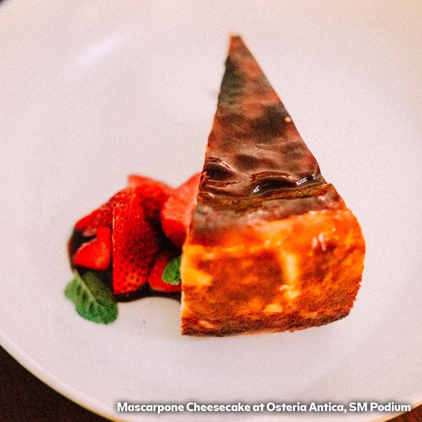 Mascarpone Cheesecake