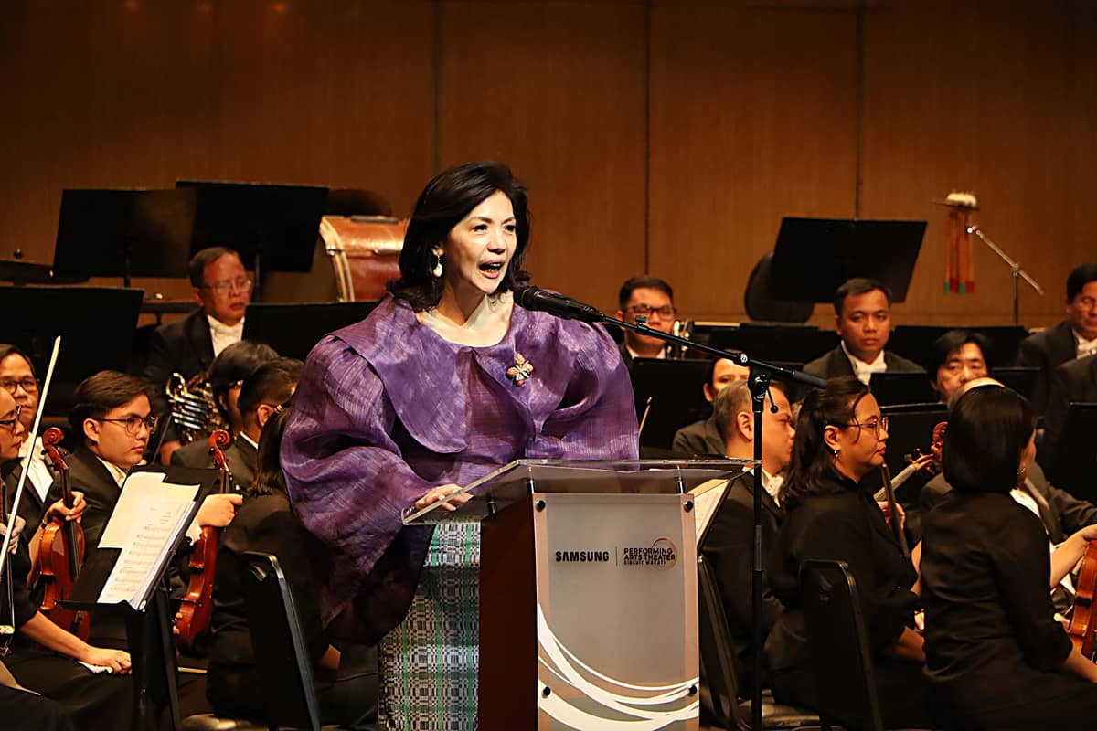 CCP president Kaye Tinga with her welcome remarks.