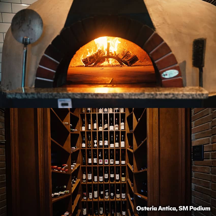 Oven and cellar