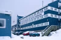 The Joint Arctic Command headquarters handling the Defense's tasks in and around Greenland and the Faroe Islands is pictured in Nuuk, Greenland, on 24 March 2025. Greenland's Prime Minister Mute Egede accused Washington of interfering in its political affairs with the visit of an American delegation to the Danish territory coveted by US President Donald Trump. The White House announced on 23 March 2025 that Usha Vance, the wife of US Vice President JD Vance, will visit Greenland with her son and a US delegation, which Egede said would include National Security Adviser Mike Waltz.