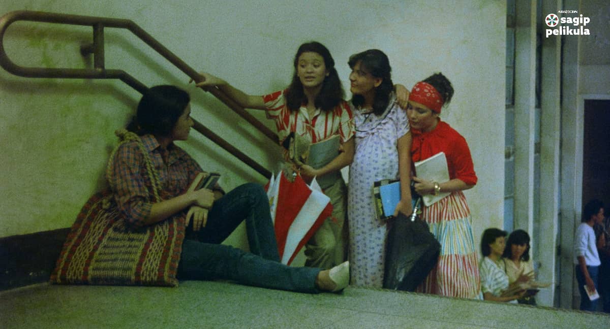 Lorna Tolentino, Sandy Andolong, Anna Marin and Gina Alajar in ‘Moral’ (1982).