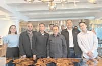 Charly Suarez (third from left) gets the chance to fight for a world title on 10 May in San Diego, California. Making this title try possible is Luis “Chavit” Singson (fourth from left) with trainer Delfin Boholst (second from right), Christian Singson (right), Rick Navalta (second from left) and Richelle Singson also making up the team.