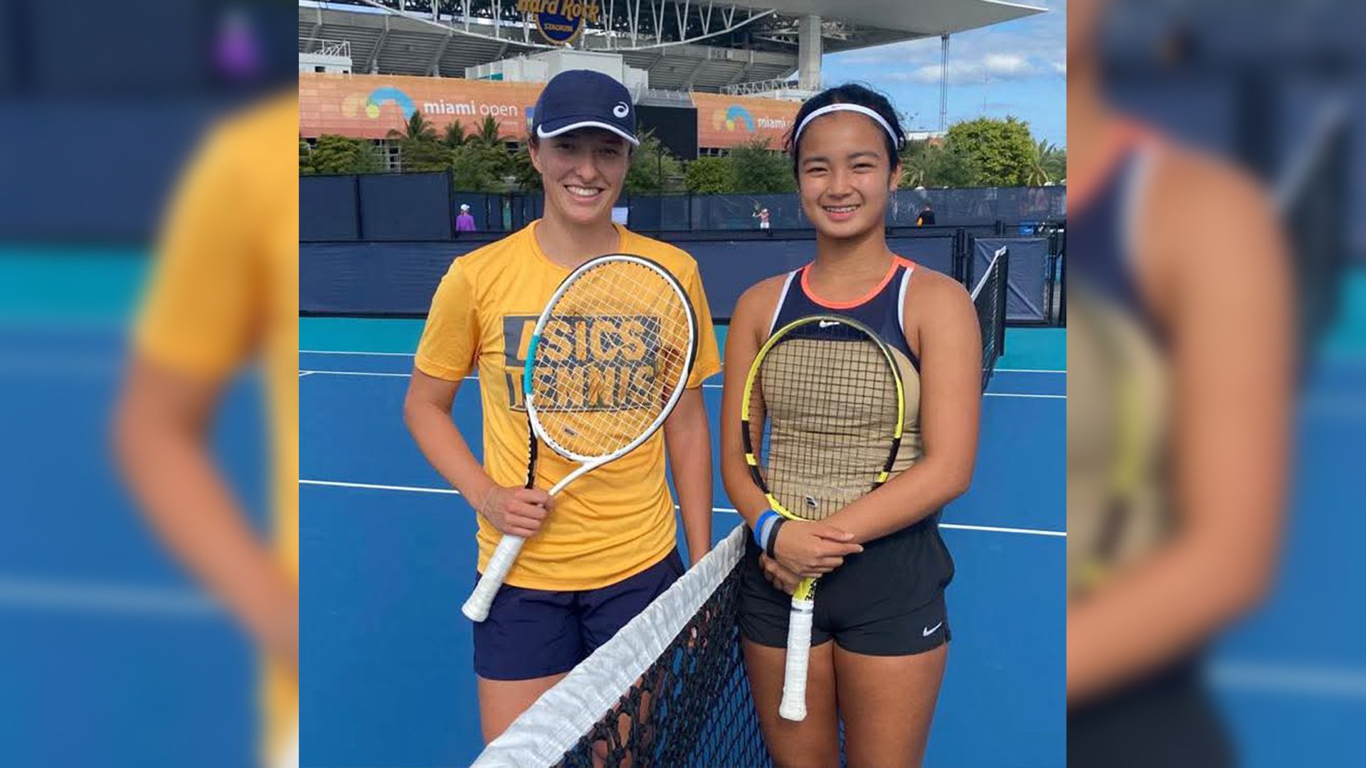 ALEX Eala used to get pointers from Iga Swiatek during her
preparation for the Miami Open in 2021.
