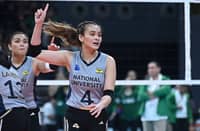 Bella Belen and NU pursue the job of claiming their ninth straight win against UP in the UAAP Season 87 women’s volleyball competition Wednesday.