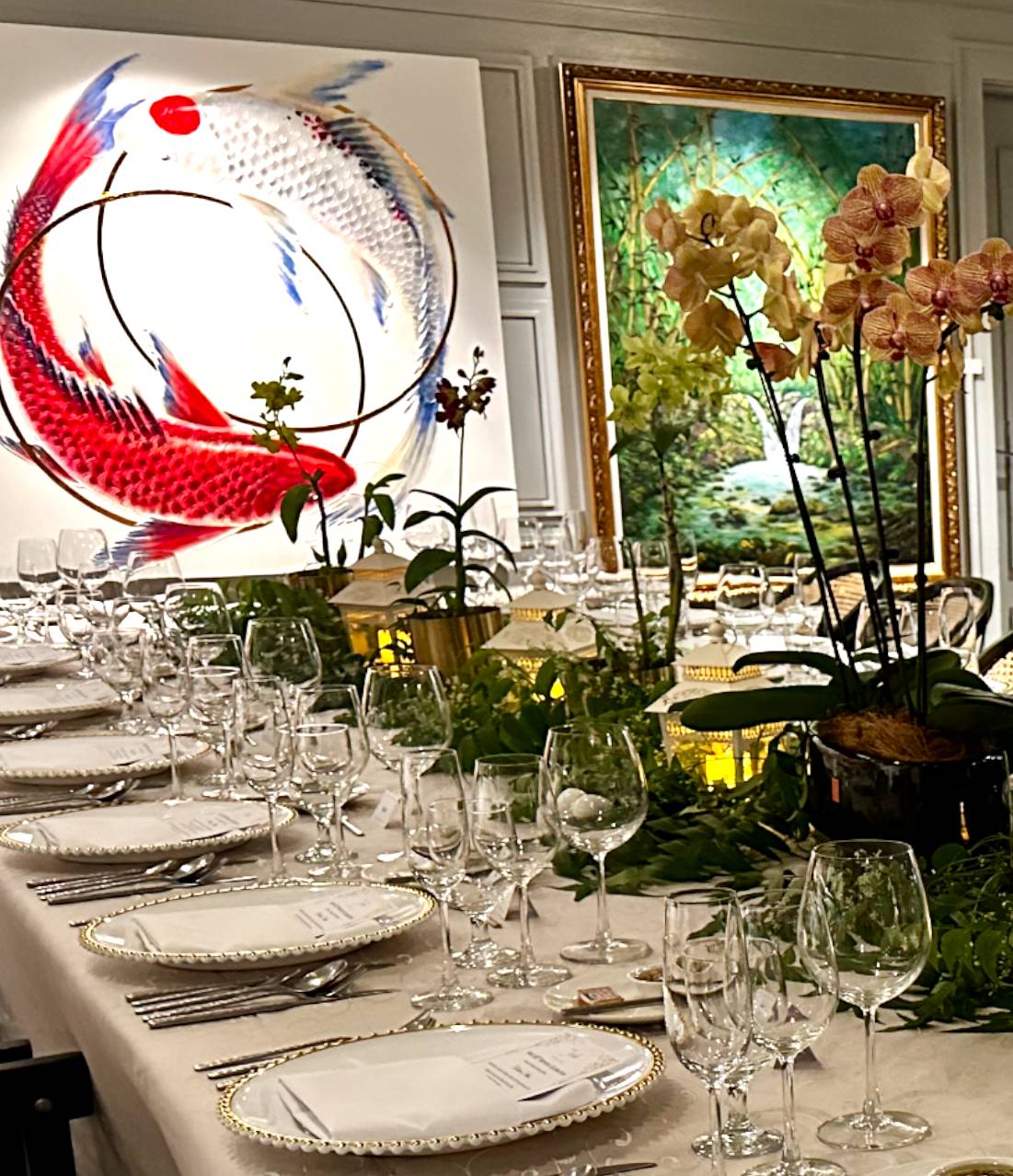 Orchid center pieces