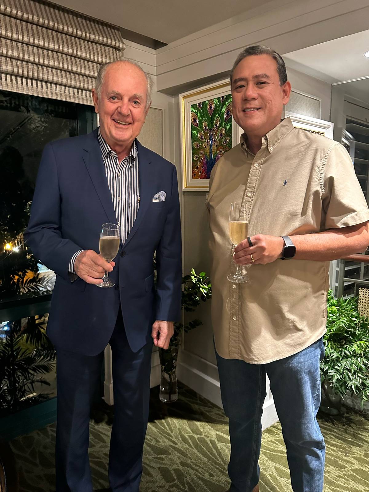 Gerry Lane and Raoul Romulo.