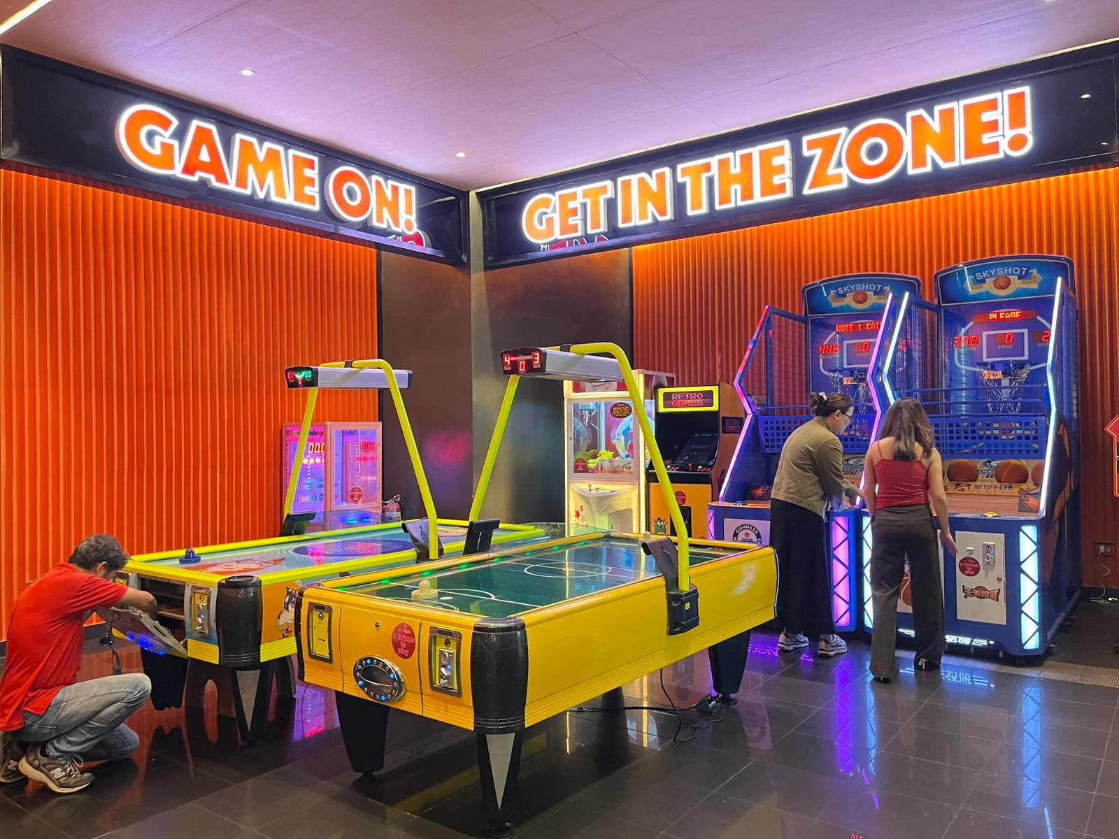 IN-store arcade.