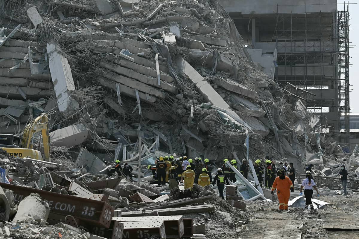 Fragile People stood aghast when a 30-story building under construction crumbled like a house of cards following a massive tremor that shook Myanmar all the way to Thailand. In mere minutes, the building was reduced to a mountain of rubble after plumes of dust cleared.