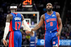 Hardaway tows Pistons past Cavaliers