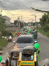 Pro-Duterte supporters in Tuguegarao City hold motorcade for global birthday celebration of FPRRD