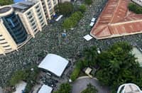 Rody at 80 Global Solidarity as One Davao Rally, which saw some 100,000 heads fill Roxas Avenue, Claveria, and CM Recto Streets 28 March.