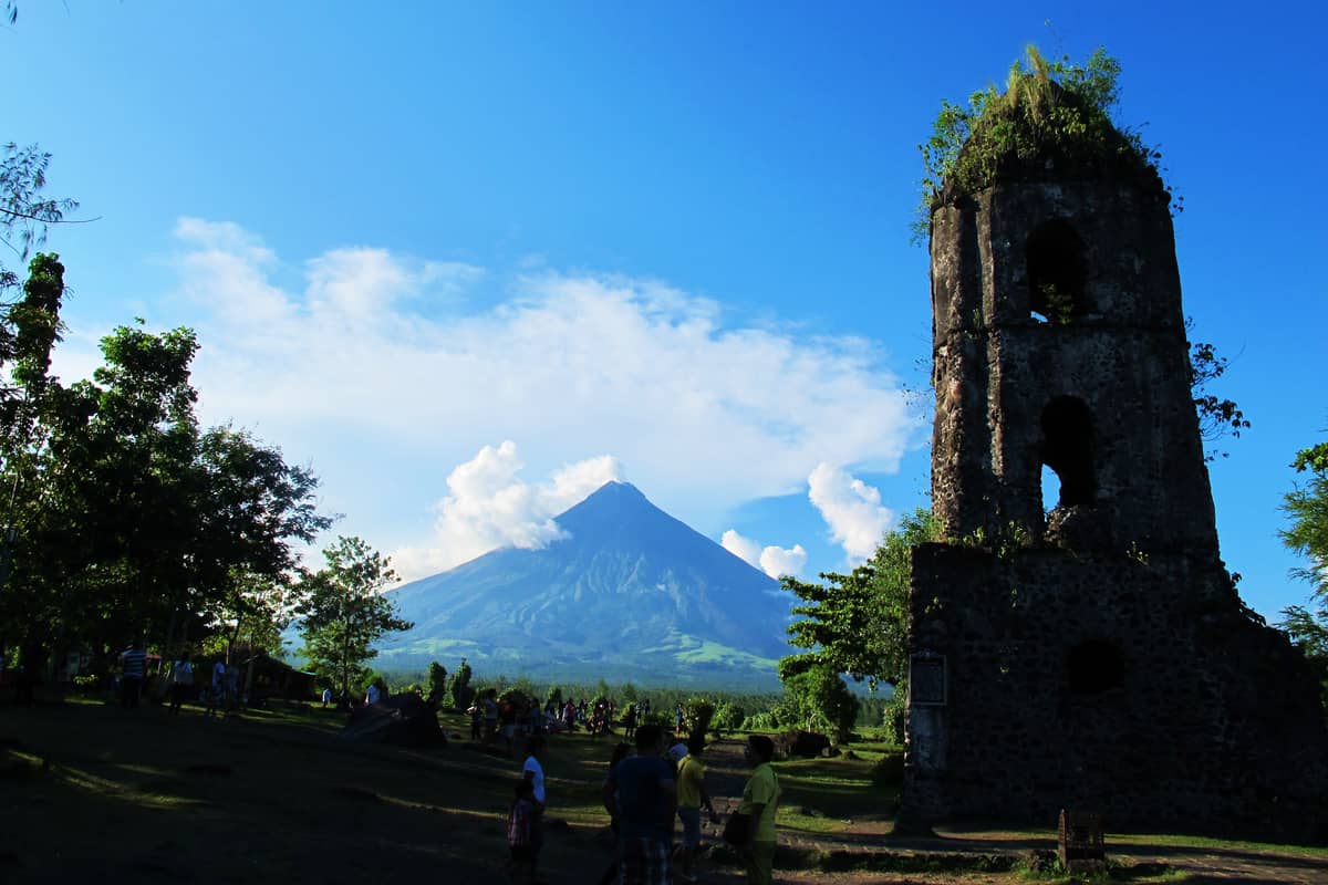 THE belfry is the prominent feature of the ruins of Saint James the Apostle Church in Cagsawa, Daraga.
