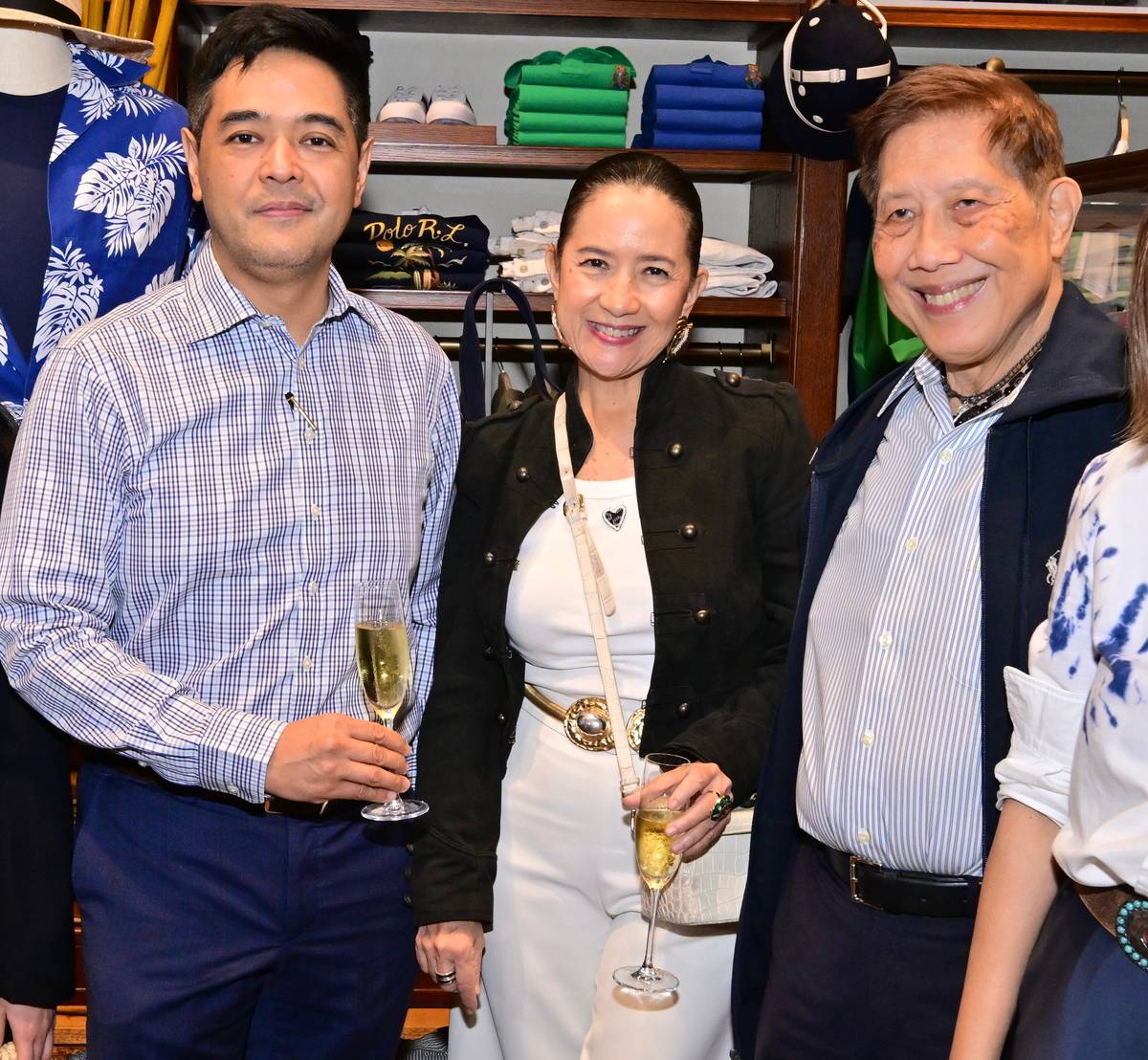 Christian Montes, Mia Borromeo and Jeffrey Campos.