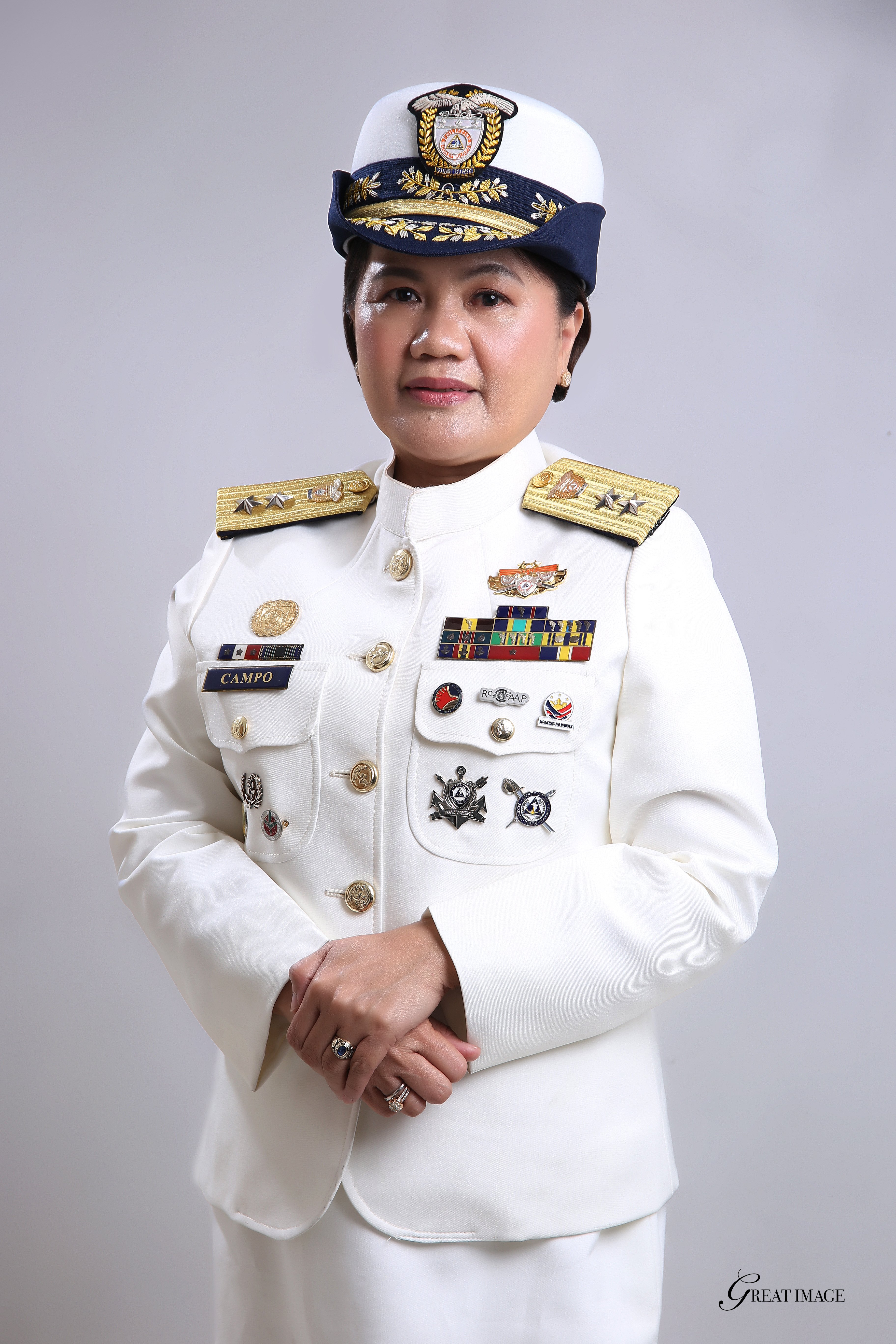 PCG touts first two-star female officer