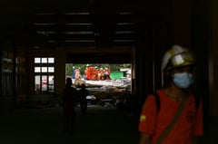 Aftershocks rattle Mandalay as rescuers search for survivors