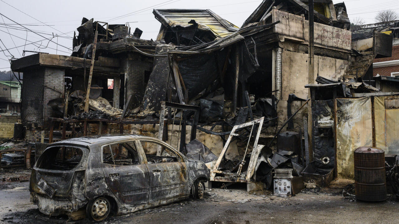 South Korean man cleaning gravesite suspected of starting wildfires