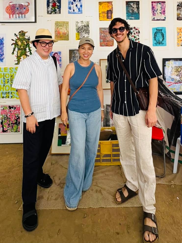 Ian Giron, Tracie Anglo Dizon and Luca Martini.
