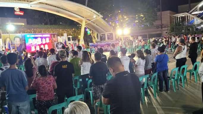 Pro Duterte supporters held prayer rally in San Fernando, La Union to pray for release and return of FPRRD to the Philippines.