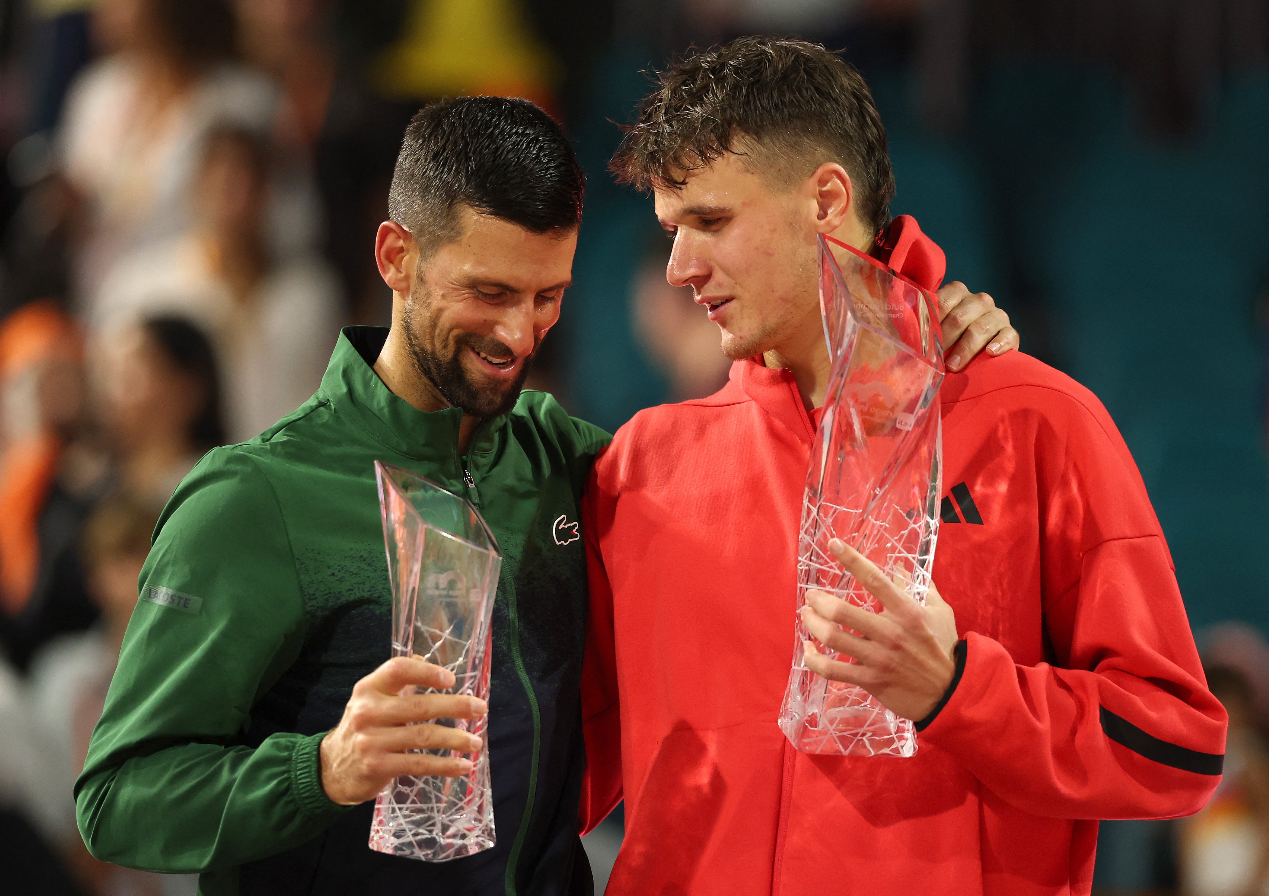 PASSING OF TORCH?: Mensik shocks idol Djokovic, rules Miami Open