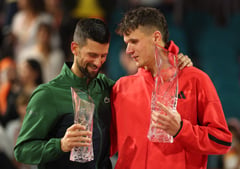 PASSING OF TORCH?: Mensik shocks idol Djokovic, rules Miami Open