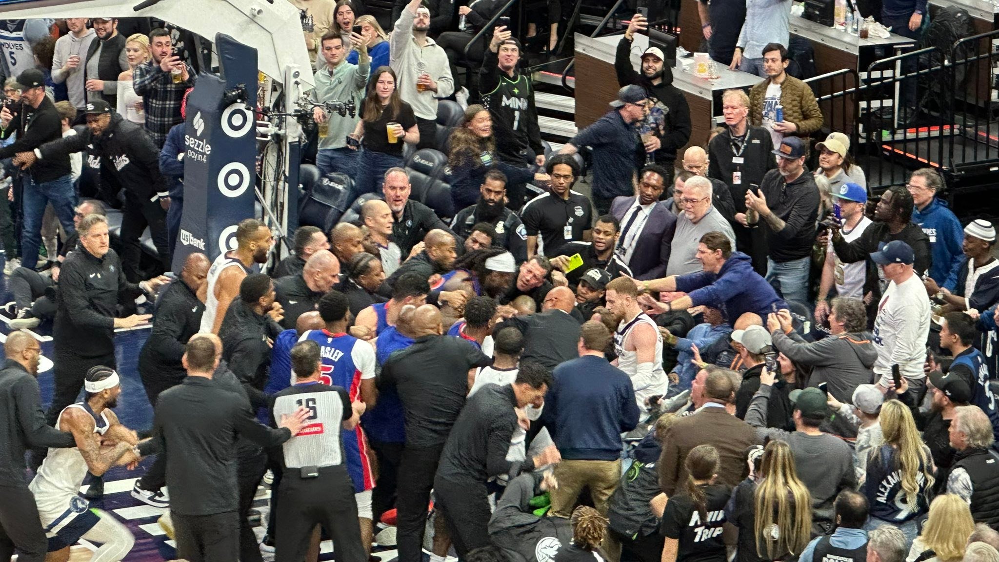 Pistons, Timberwolves figure in ‘basketbrawl’