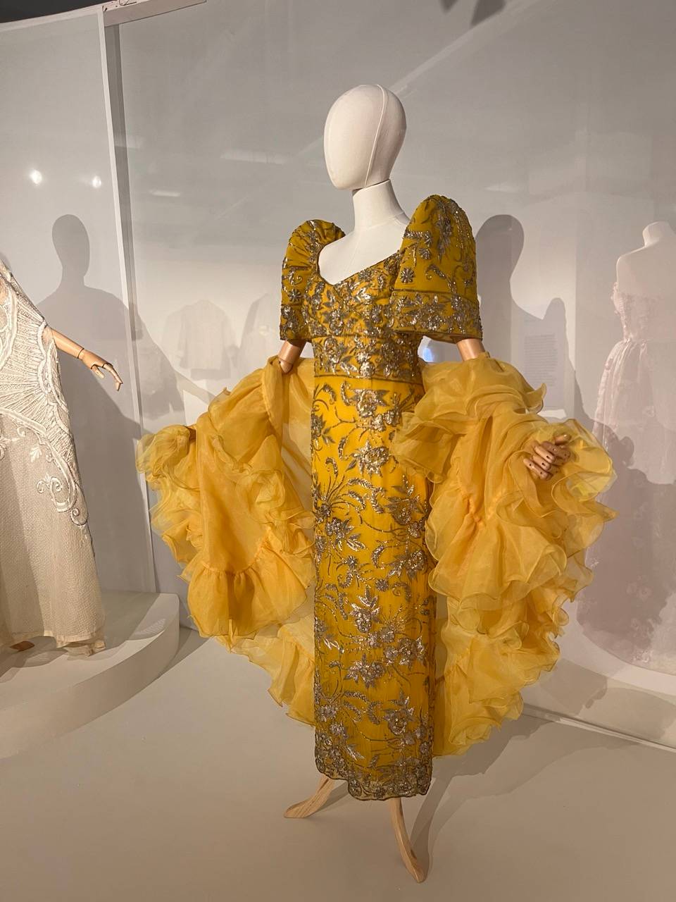 A gown of Imelda Cojuangco.