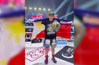 Melvin Jerusalem beams with pride after retaining the WBC minimumweight crown for the second time on Sunday in Japan.