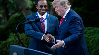 United States President Donald Trump gives golf superstar Tiger Woods the green light to date his former daughter-in-law, Vanessa Trump.