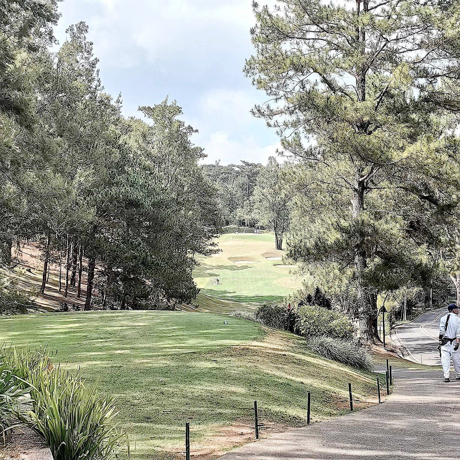 The toughest hole — a par-4 — at John Hay Golf in Baguio City.