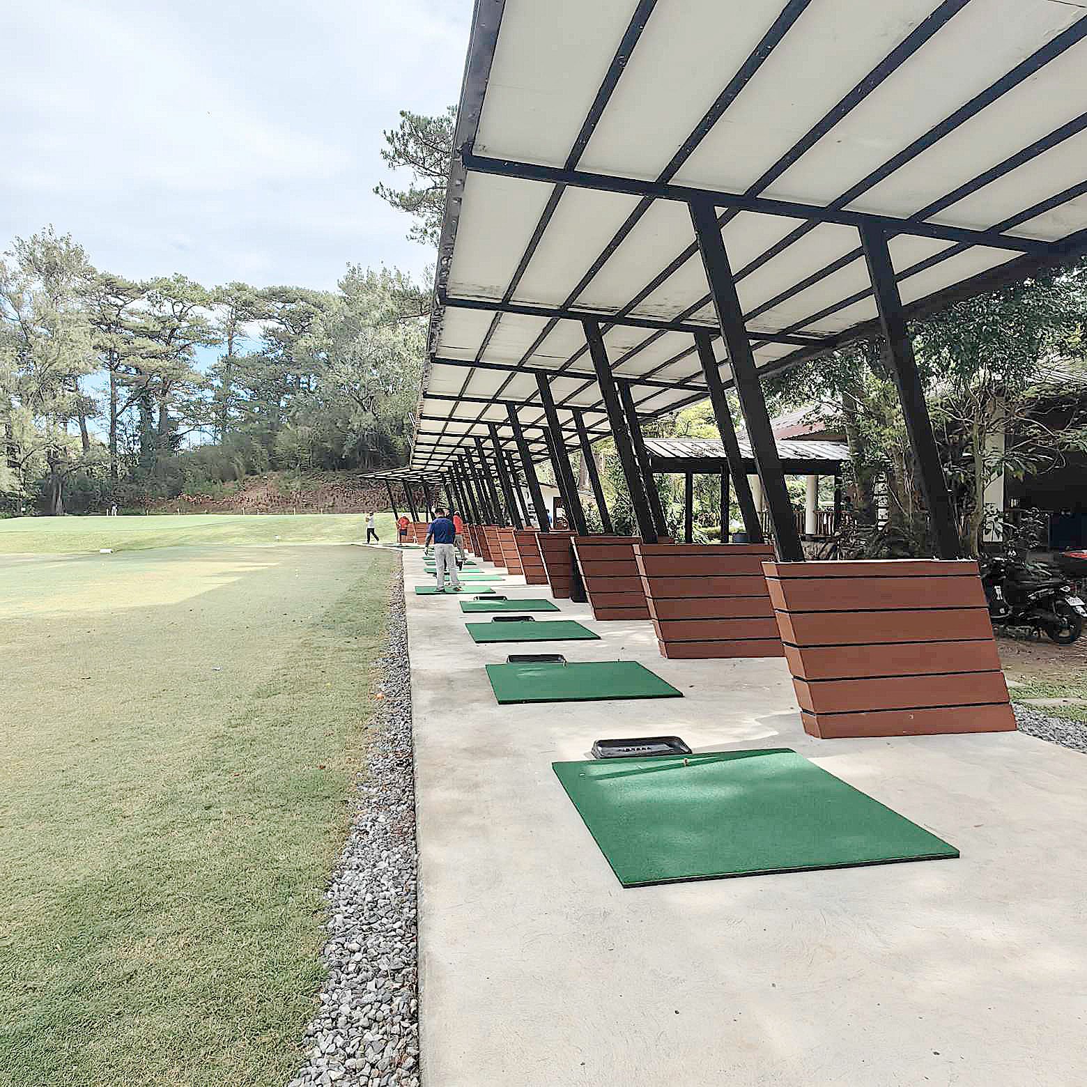 The newly-renovated driving range at John Hay Golf in Baguio City.
