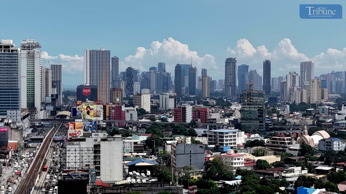 A view of Metro Manila seen from Quezon City on Wednesday, 2 April 2025, following the deadly earthquake in Myanmar. The Palace urged local government unit (LGU) officials to conduct building inspections and enforce strict permit issuance as a precaution against the Big One.