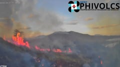 Grassfire hits Taal Volcano Island