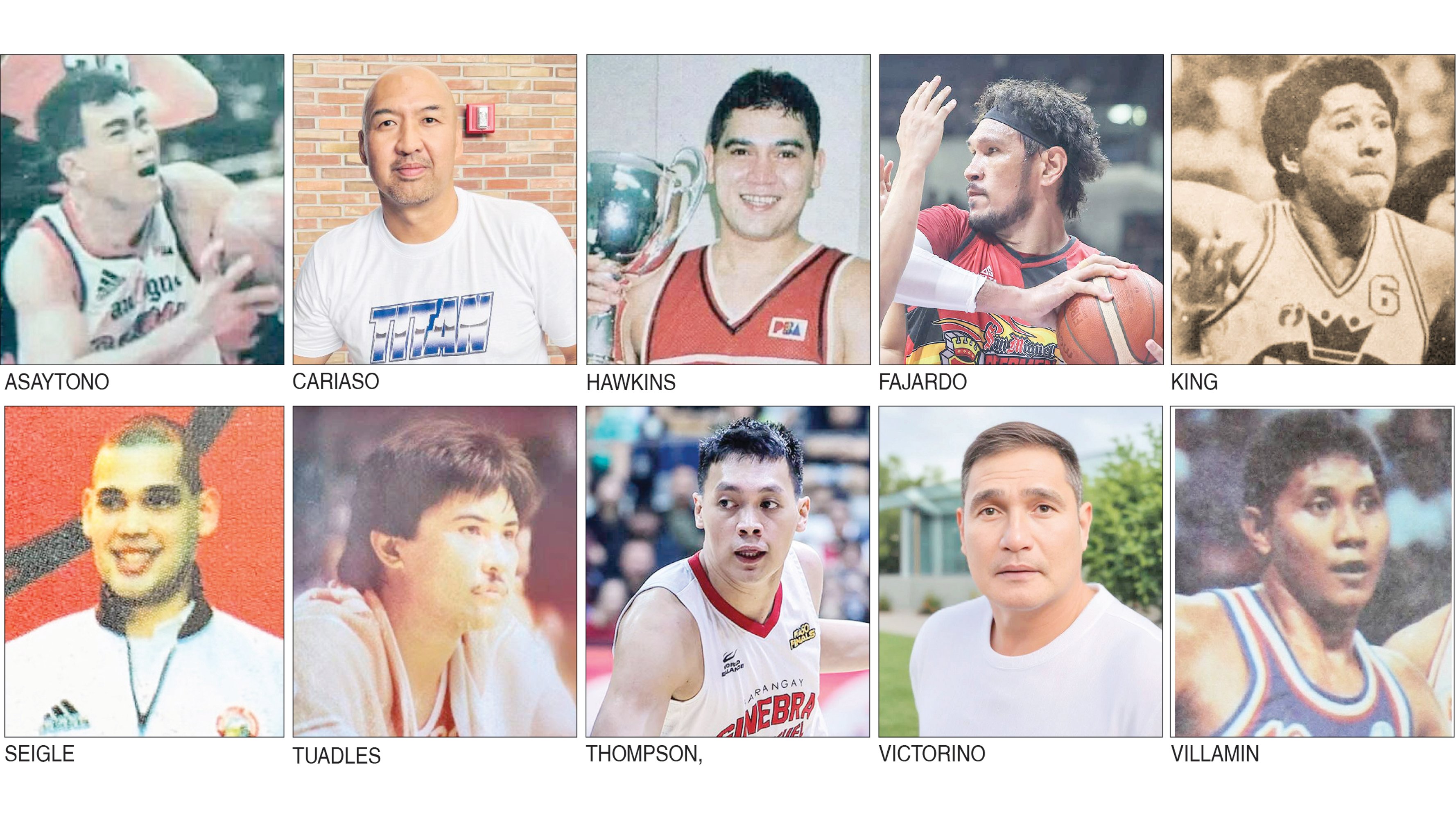 Golden boys complete: 10 stars round out list of 50 greatest PBA players ever 