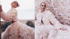 Victoria Theilvig stuns in Michael Cinco couture for Dubai fashion shoot