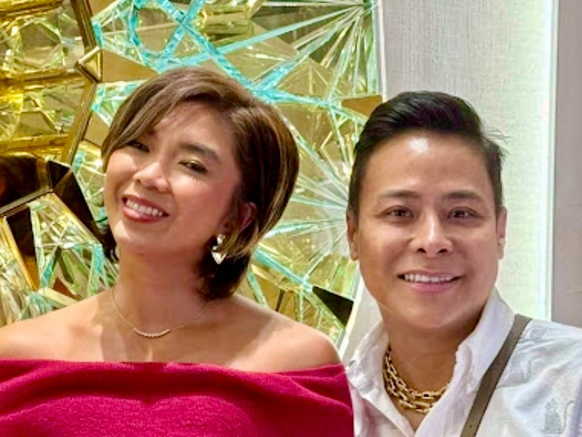 Fille Cayetano and Dennis Robles.