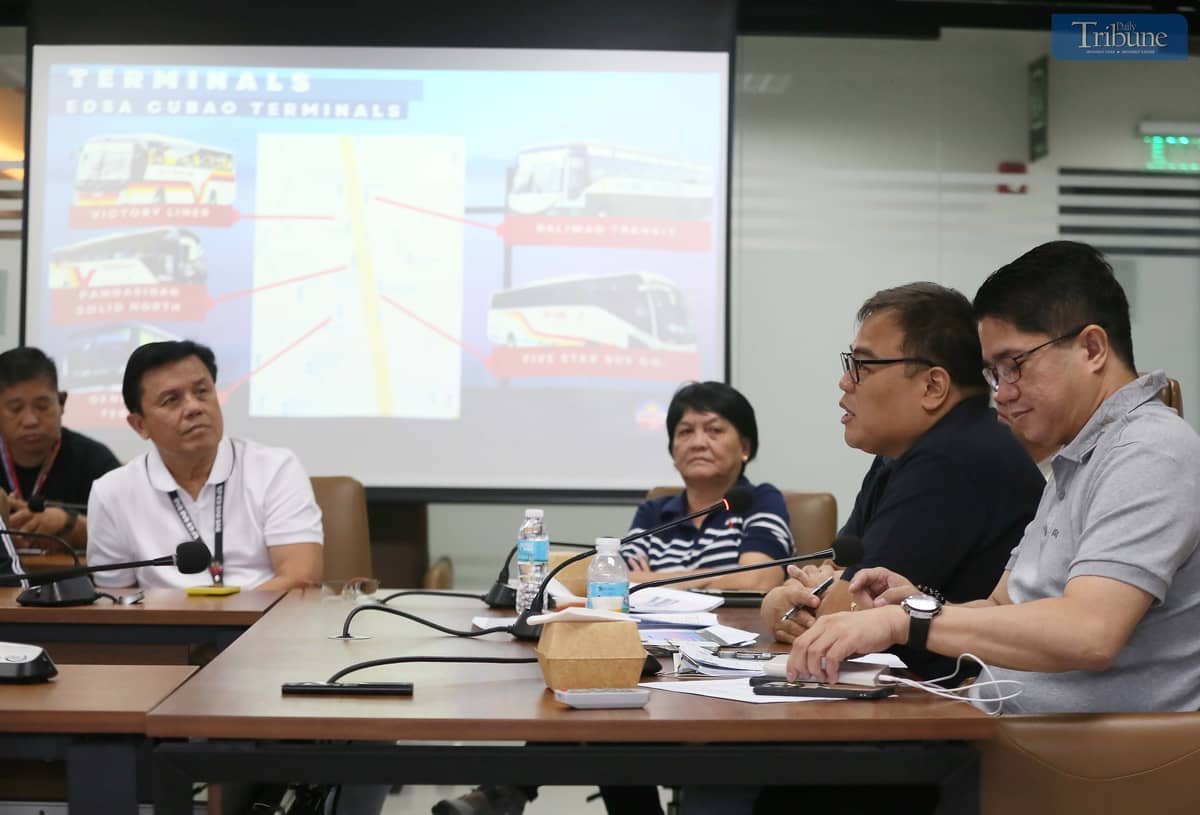 MMDA Chairman Don Artes holds press conference on 4 April 2025, to discuss Holy Week preparations. About 2,500 personnel will be deployed to assist major roads and terminals along EDSA.
