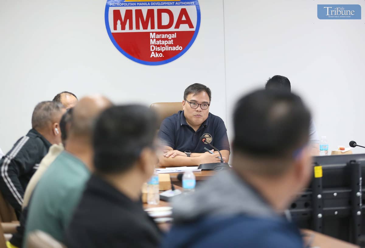 MMDA Chairman Don Artes holds press conference on 4 April 2025, to discuss Holy Week preparations. About 2,500 personnel will be deployed to assist major roads and terminals along EDSA.