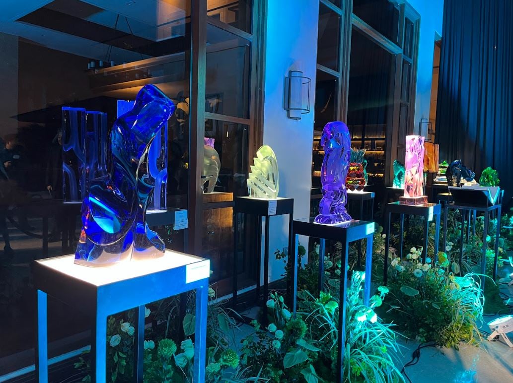 Ramon Orlina’s exhibit at the resort.