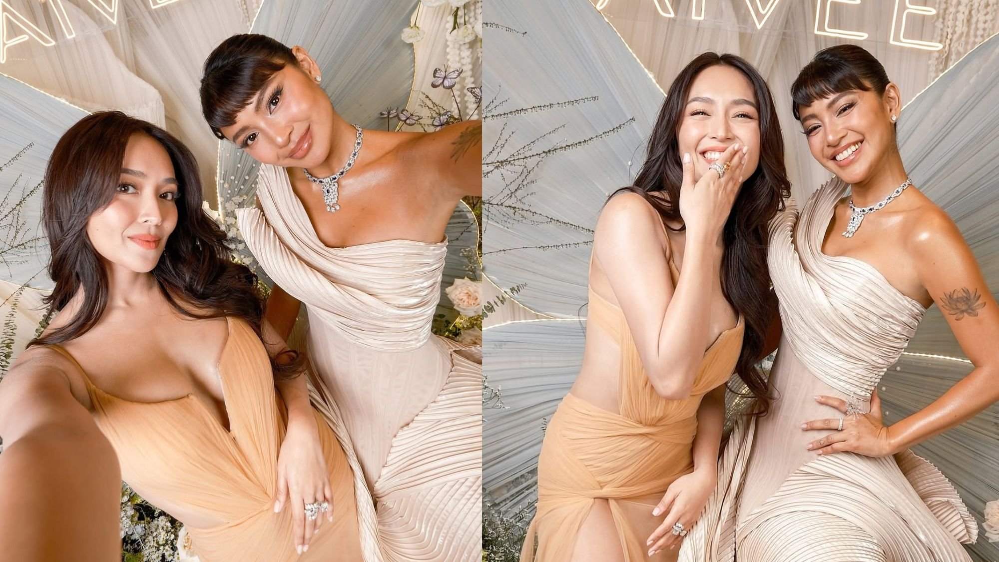 Kathryn Bernardo, Nadine Lustre reunite at ABS-CBN Ball '25, fans go wild over KathDine moment