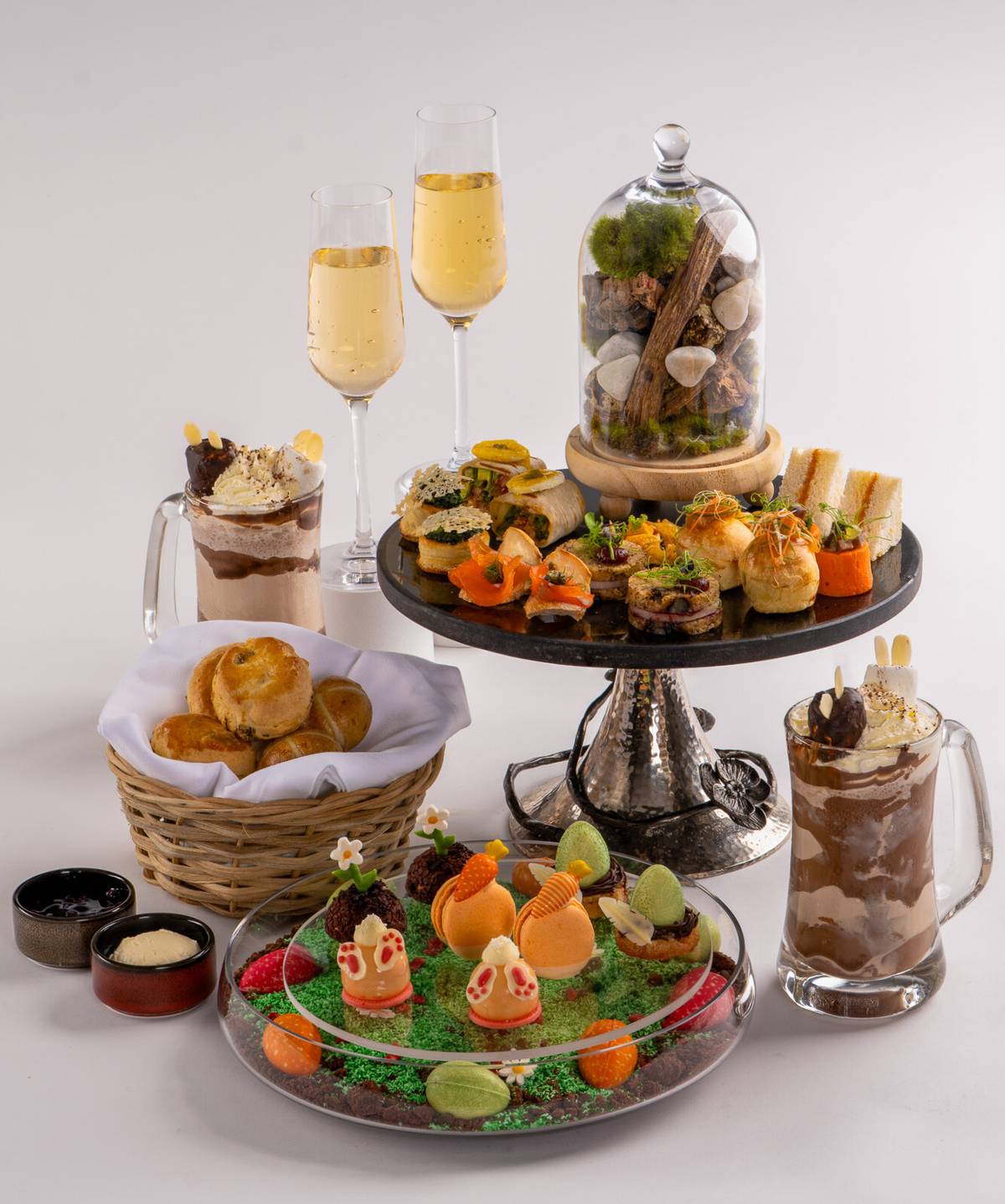 EASTER-INSPIRED afternoon tea.