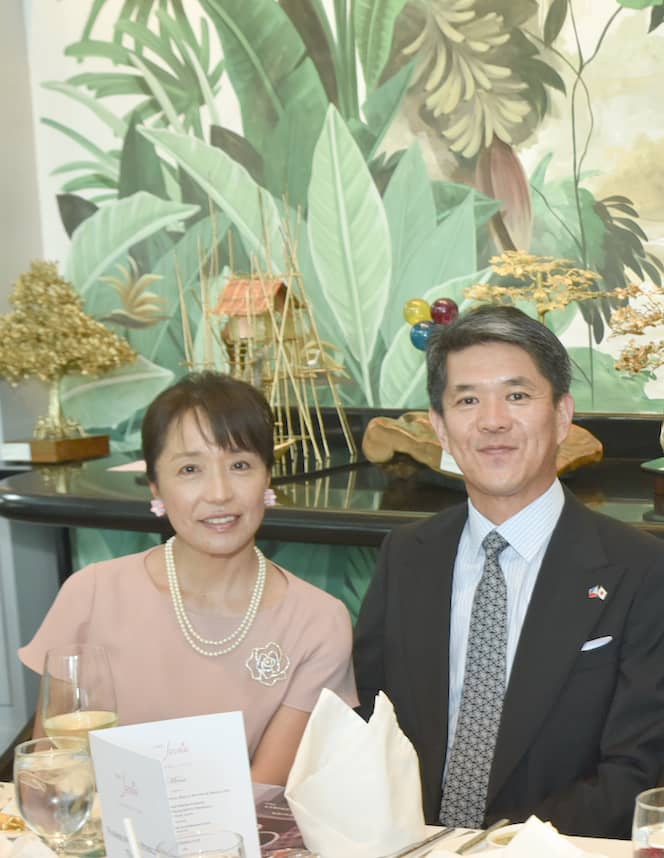 Ambassador Endo Kazuya and his wife Madame Endo Akiko.