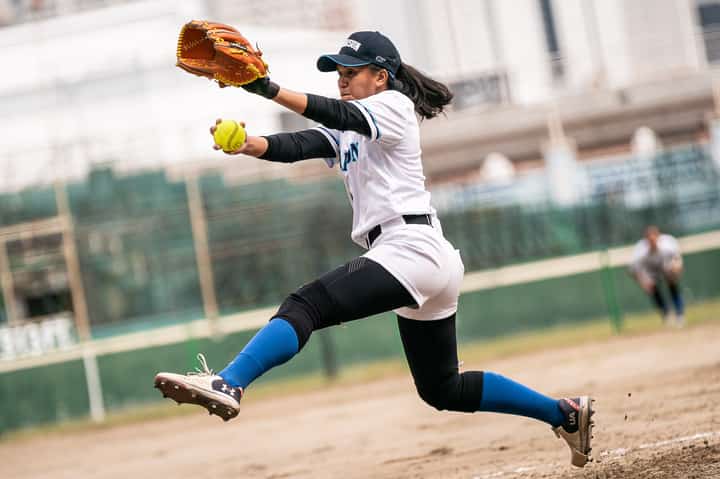 Glory Alonzo delivers, powering the Adamson Falcons to its 12 straight UAAP softball title following a 4-0 win over the UP Fighting Maroons on Saturday.