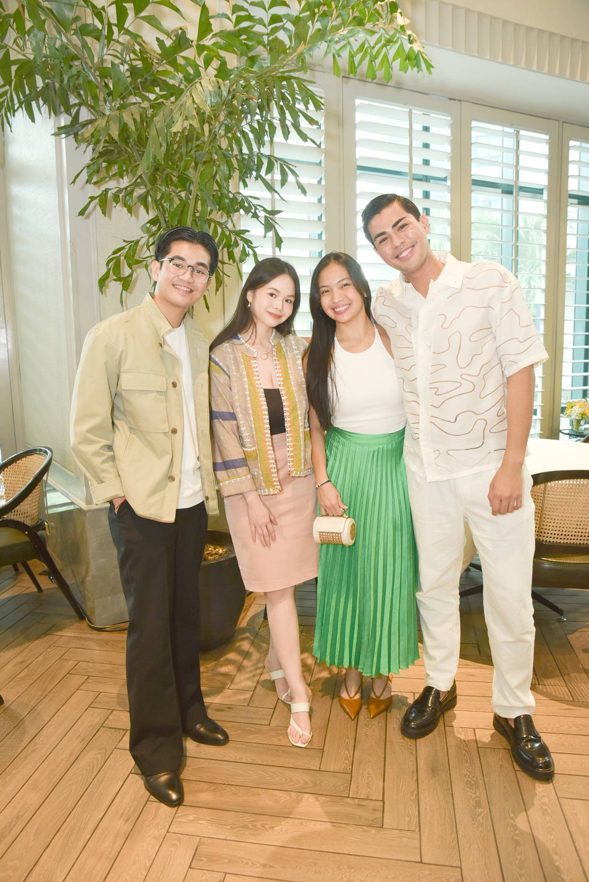 Alex Sarte, Julia Singson, Naomi Santos and Justin Dizon.