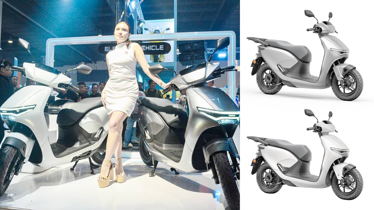 The all-new Honda CUV e: electric scooter makes its debut.