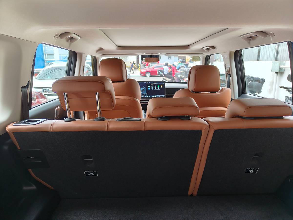 FROM the backseat to the dashboard, the Jaecoo EJ6 offers spacious comfort.