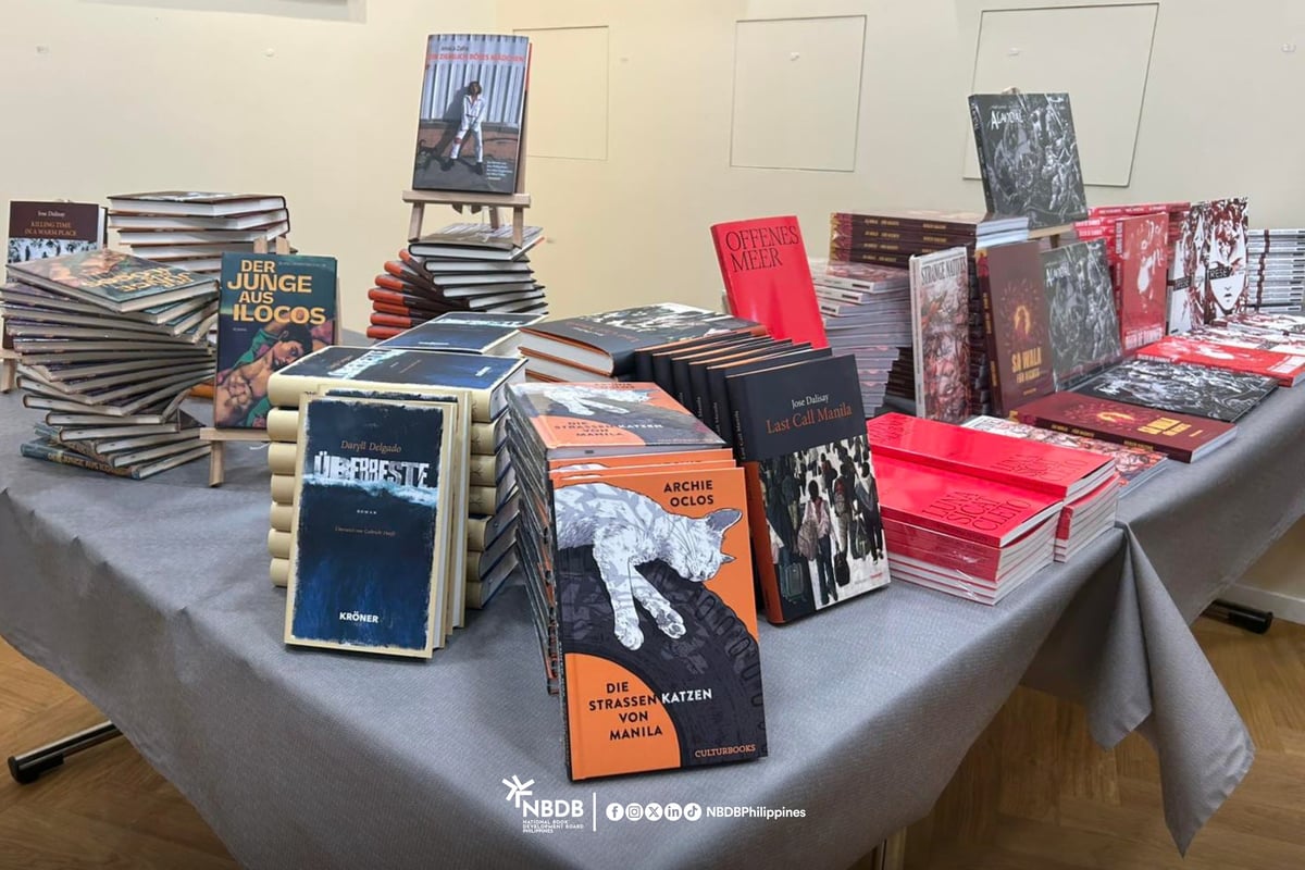 Curated selection of Philippine titles at the Press Talk in Berlin.