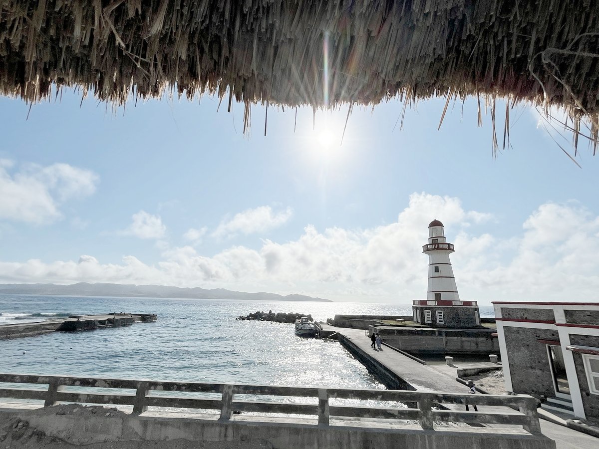 The sun shines at Ivana Lighthouse in the municipality of Ivana.